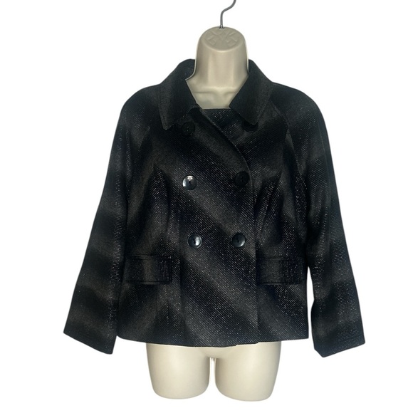 DKNY black and gray jacket with a bit of sparkle size L - Picture 1 of 7